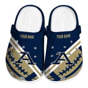 personalized akron zips football motif clog best selling