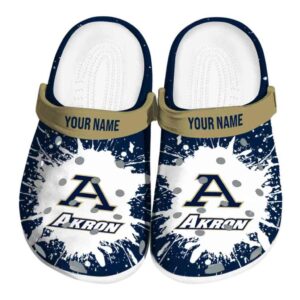personalized akron zips splash art clog best selling