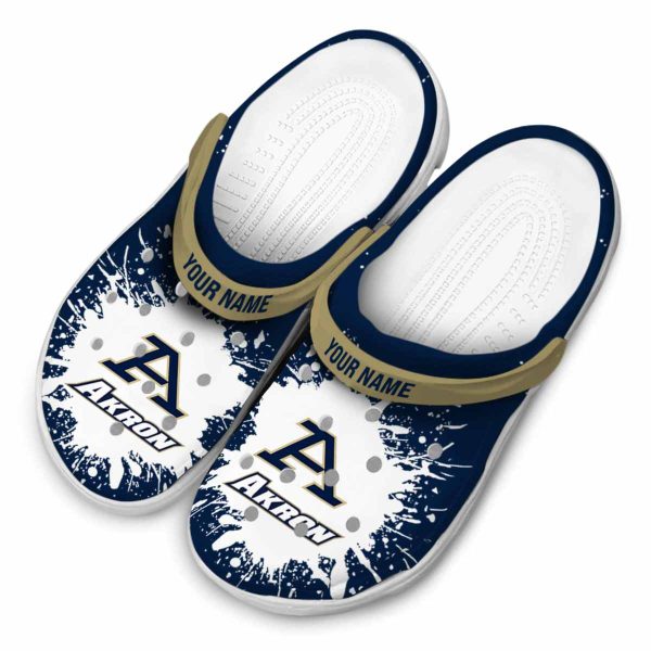 personalized akron zips splash art clog latest model