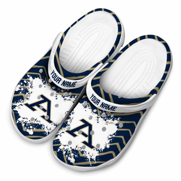 personalized akron zips zigzag paint burst clog latest model