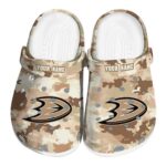 personalized anaheim ducks desert camo clog best selling