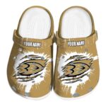 personalized anaheim ducks splash motif background clog best selling