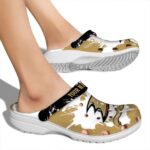 personalized anaheim ducks splatter pattern clog best selling