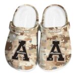 personalized appalachian state mountaineers desert camo clog best selling