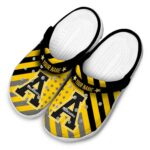 personalized appalachian state mountaineers star spangled graphic clog best selling