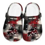 personalized arizona coyotes plaid fusion clog best selling