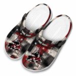personalized arizona coyotes plaid fusion clog best selling