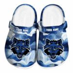 personalized arkansas state red wolves ocean waves clog best selling