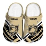 personalized army black knights football motif clog best selling