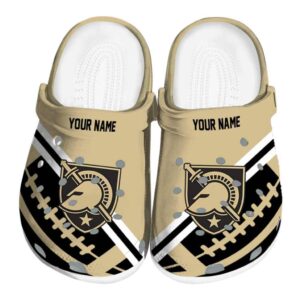 personalized army black knights football motif clog best selling