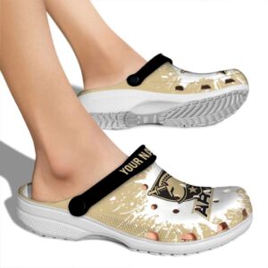 personalized army black knights splash art clog fashion forward