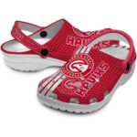 personalized atlanta hawks contrasting stripes clog best selling