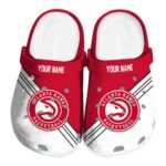 personalized atlanta hawks striped accents clog best selling