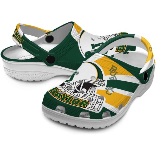 personalized baylor bears football helmet clog high quality