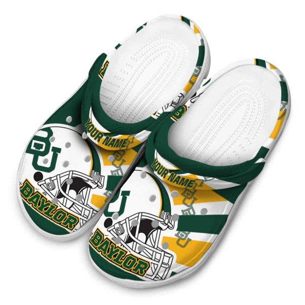 personalized baylor bears football helmet clog latest model