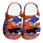 personalized boise state broncos baseball helmet clog best selling