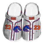 Personalized Boise State Broncos Pinstripe Pattern Clog 1 personalized boise state broncos pinstripe pattern clog best selling