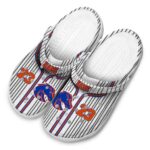 personalized boise state broncos pinstripe pattern clog best selling