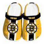 Personalized Boston Bruins Vertical Stripes Clog 1 personalized boston bruins vertical stripes clog best selling