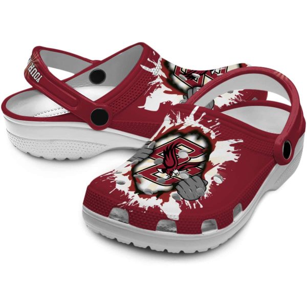 personalized boston college eagles gripping hand clog high quality