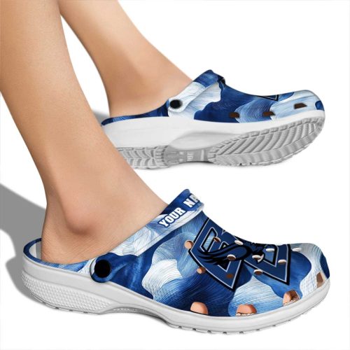 personalized boston college eagles ocean waves clog fashion forward