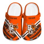 personalized bowling green falcons football motif clog best selling