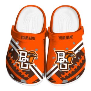 personalized bowling green falcons football motif clog best selling