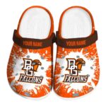 personalized bowling green falcons splash art clog best selling