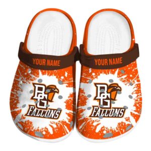 personalized bowling green falcons splash art clog best selling