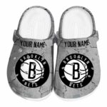 personalized brooklyn nets cracked texture clog best selling