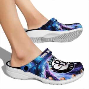 personalized brooklyn nets galaxy swirl clog fashion forward