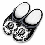 personalized brooklyn nets splash art clog best selling