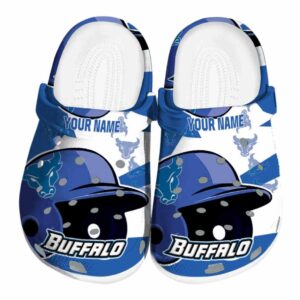 personalized buffalo bulls baseball helmet clog best selling