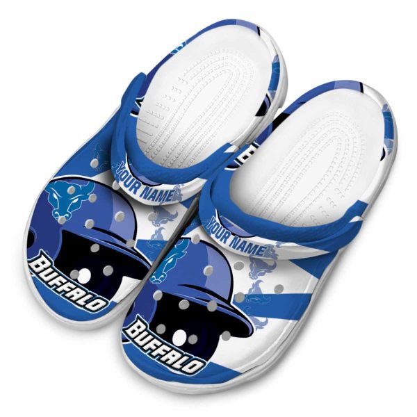 personalized buffalo bulls baseball helmet clog latest model