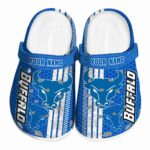 personalized buffalo bulls contrasting stripes clog best selling
