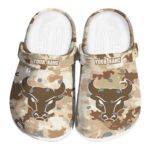 personalized buffalo bulls desert camo clog best selling