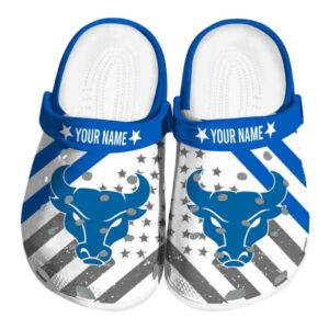 personalized buffalo bulls star spangled graphic clog best selling