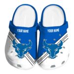 personalized buffalo bulls striped accents clog best selling