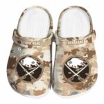 personalized buffalo sabres desert camo clog best selling