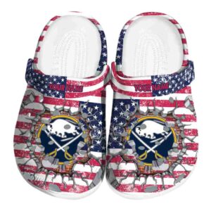 personalized buffalo sabres freedom splinter clog best selling