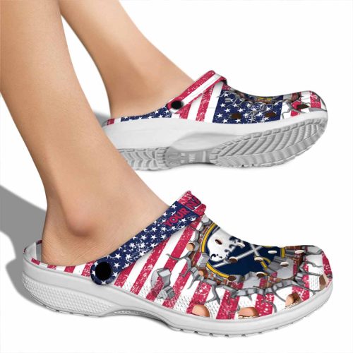 personalized buffalo sabres freedom splinter clog fashion forward