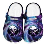 personalized buffalo sabres galaxy swirl clog best selling