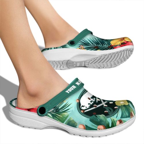 personalized buffalo sabres tropical vibes clog fashion forward