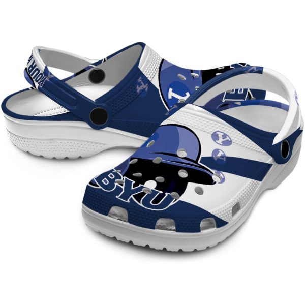 personalized byu cougars baseball helmet clog high quality