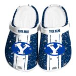 personalized byu cougars vertical stripes clog best selling