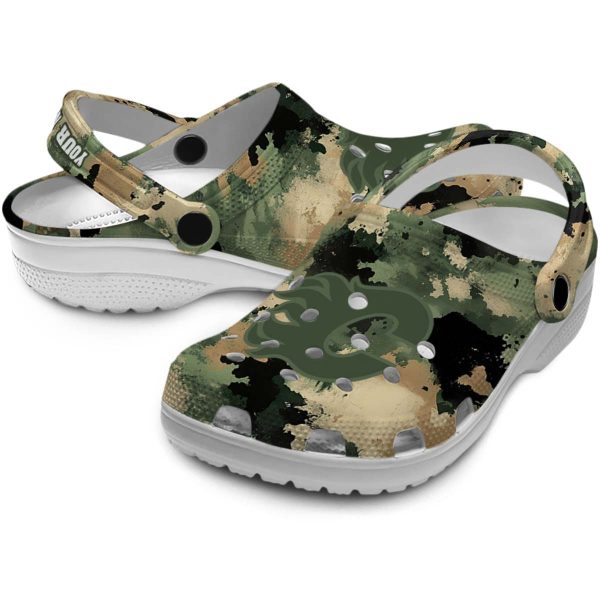 personalized calgary flames camouflage craze clog high quality