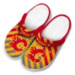 personalized calgary flames star spangled graphic clog best selling