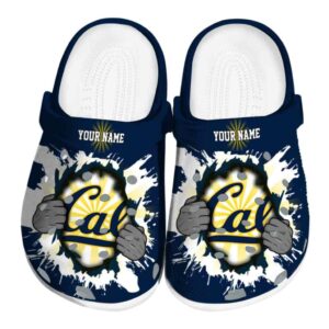 personalized california golden bears gripping hand clog best selling