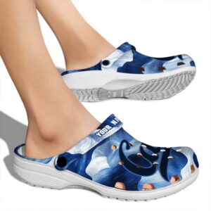 personalized california golden bears ocean waves clog fashion forward