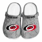personalized carolina hurricanes cracked texture clog best selling